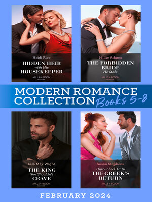 cover image of Modern Romance February 2024 Books 5-8